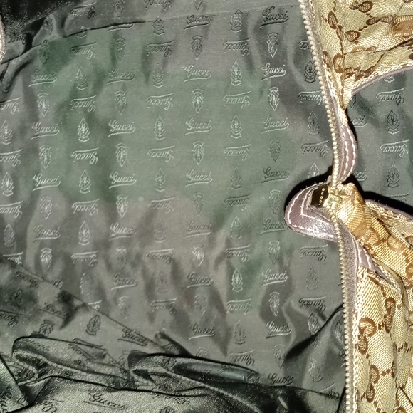 🏺Gucci🏺 - "Hysteria" GG Crystal Coated Crest Boho Tote - Picture 14 of 16